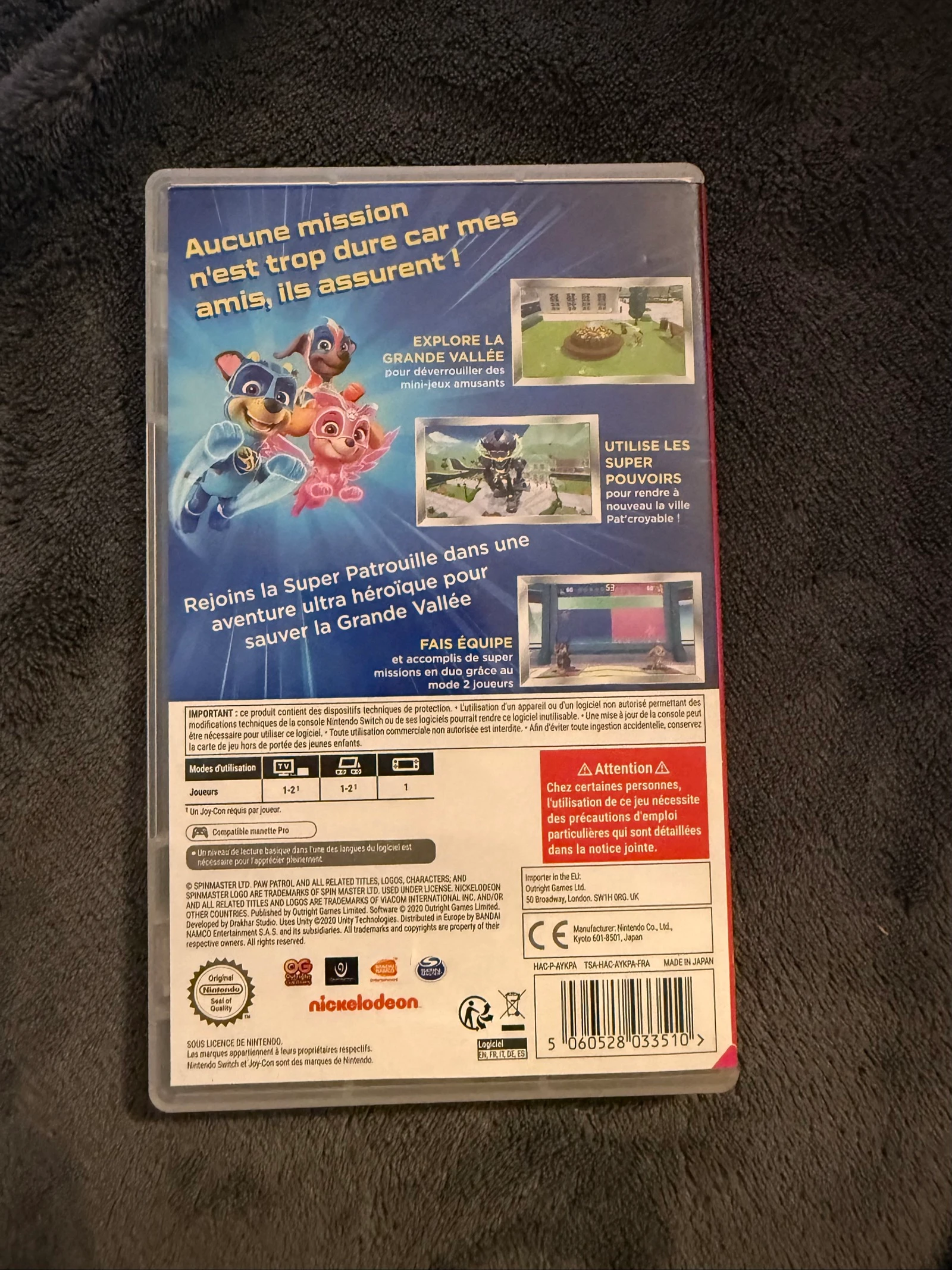 🎮 Nintendo Switch – La Pat’ Patrouille Mighty Pups : Sauve la Grande Vallée – Très bon état – photo 3